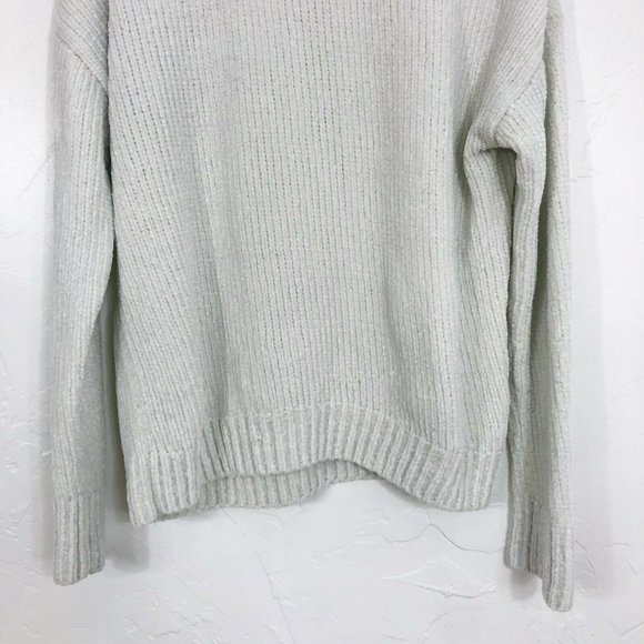 Gap Ivory Chenille Scoop Neck Pullover Sweater - Picture 3 of 7